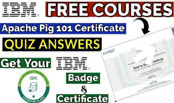 Apache Pig 101 Cognitive Class Exam Answers