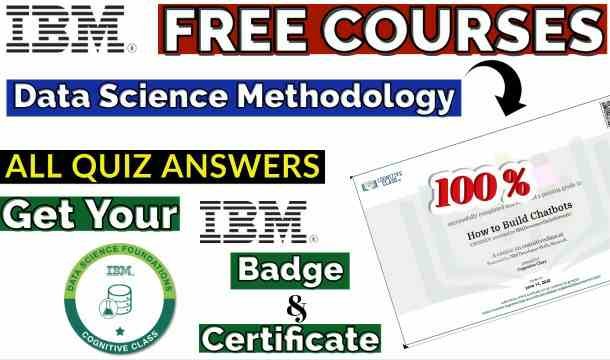 Data Science Methodology Cognitive Class Course Exam Answer