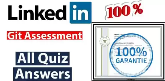 LinkedIn GIT Skill Assessment Answers 2021(💯Correct)