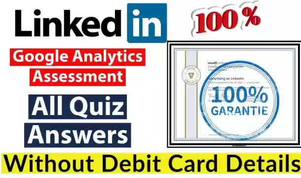 LinkedIn Google Analytics Skill Assessment Answers 2021(💯Correct)