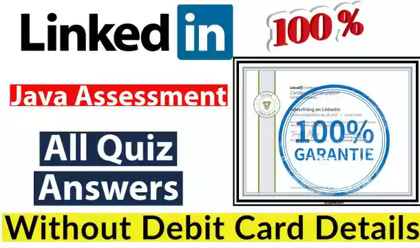 LinkedIn Java Skill Assessment Answers 2021(💯Correct)