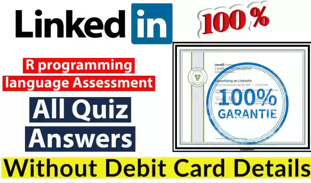 LinkedIn Skill Assessment | R Programming Assessment Answers 2021