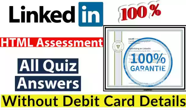 LinkedIn Skill Assessment | HTML Skill Assessment Answers 2021