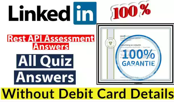 LinkedIn Rest API Skill Assessment Answers 2021 | LinkedIn Skill Assessment