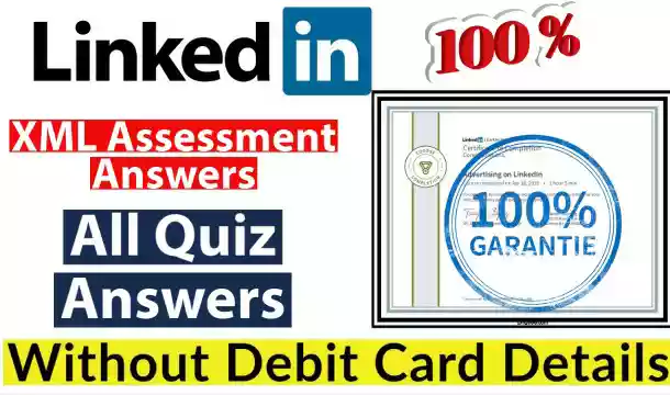 LinkedIn XML Skill Assessment Answers (💯Correct)