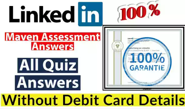 LinkedIn Maven Skill Assessment Answers 2021(💯Correct)