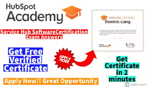 HubSpot Service Hub Software Assessment Answers 2021 | Free Certification Course(💯Correct)