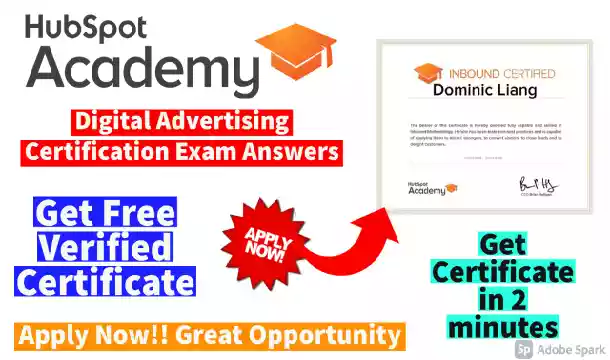 HubSpot Digital Marketing Exam Answers 2021| Free Certification Course