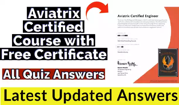 True Colors Certificate Xxx Bp - OCI Networking 101 Quiz Answers | Aviatrix Certified Course with Free  Certificate - Techno-RJ