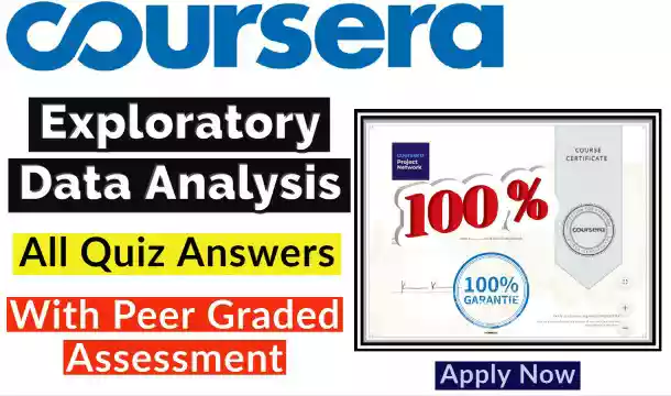 Exploratory Data Analysis Coursera Quiz Answer [Updated Answers‼️] 2021