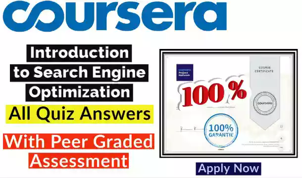 Introduction to Search Engine Optimization Coursera Quiz Answer [💯Correct Answer]