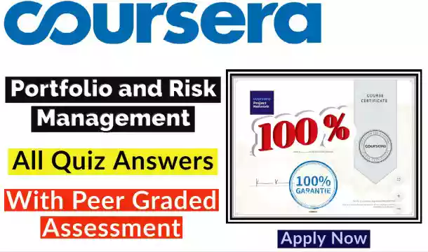 Portfolio and Risk Management Quiz Answer | [💯Correct Answer]