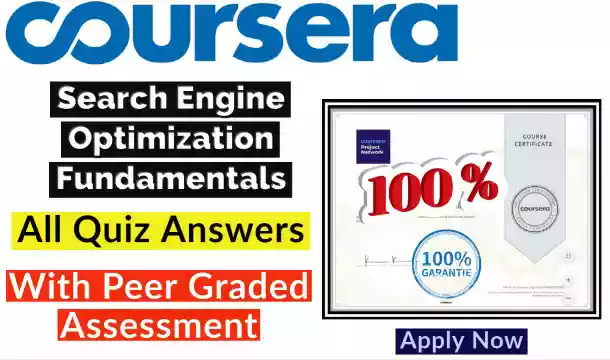 Search Engine Optimization Fundamentals Coursera Quiz Answer [💯Correct Answer]