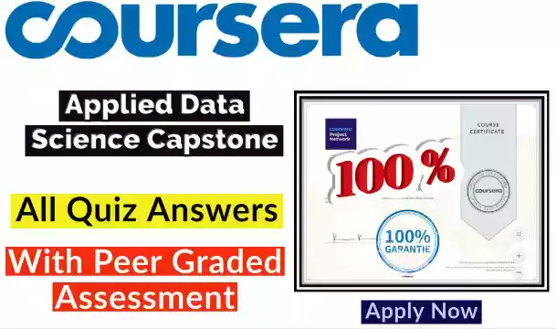 9. Applied Data Science Capstone | IBM Data Science Professional Certifications | Free Coursera Certification