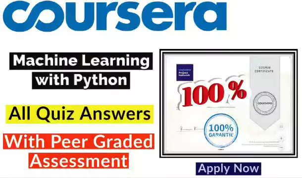8. Machine Learning With Python | IBM Data Science Professional Certifications | Free Coursera Certificate
