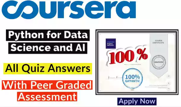 4. Python for Data Science and AI | IBM Data Science Professional Certification | Free Coursera Certificate