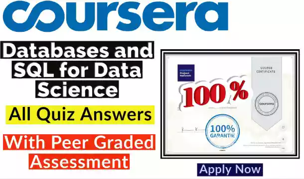 5.Databases and SQL for Data Science | IBM Data Science Professional Certification | Free Coursera Certificate