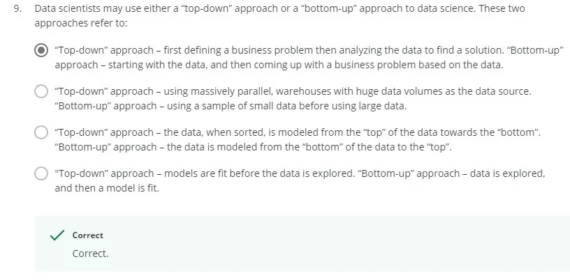 Data Science Methodology Coursera Answers | IBM Data Science ...