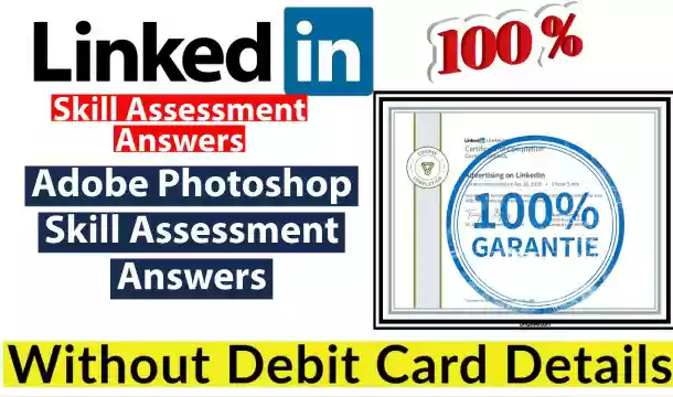 Adobe Photoshop Skill Assessment Answers 2021 | LinkedIn Assessment Answers 2021