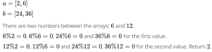 Between Two Sets in Algorithm | HackerRank Programming Solutions | HackerRank Problem Solving Solutions in Java [💯Correct]